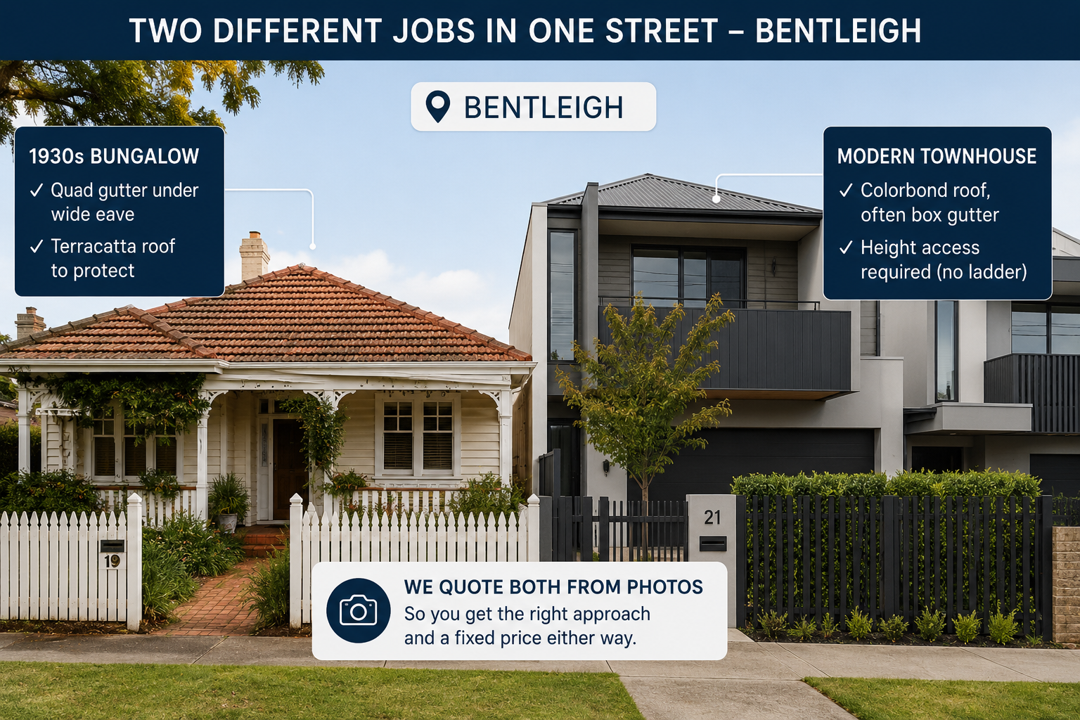 Two Different Jobs in One Street