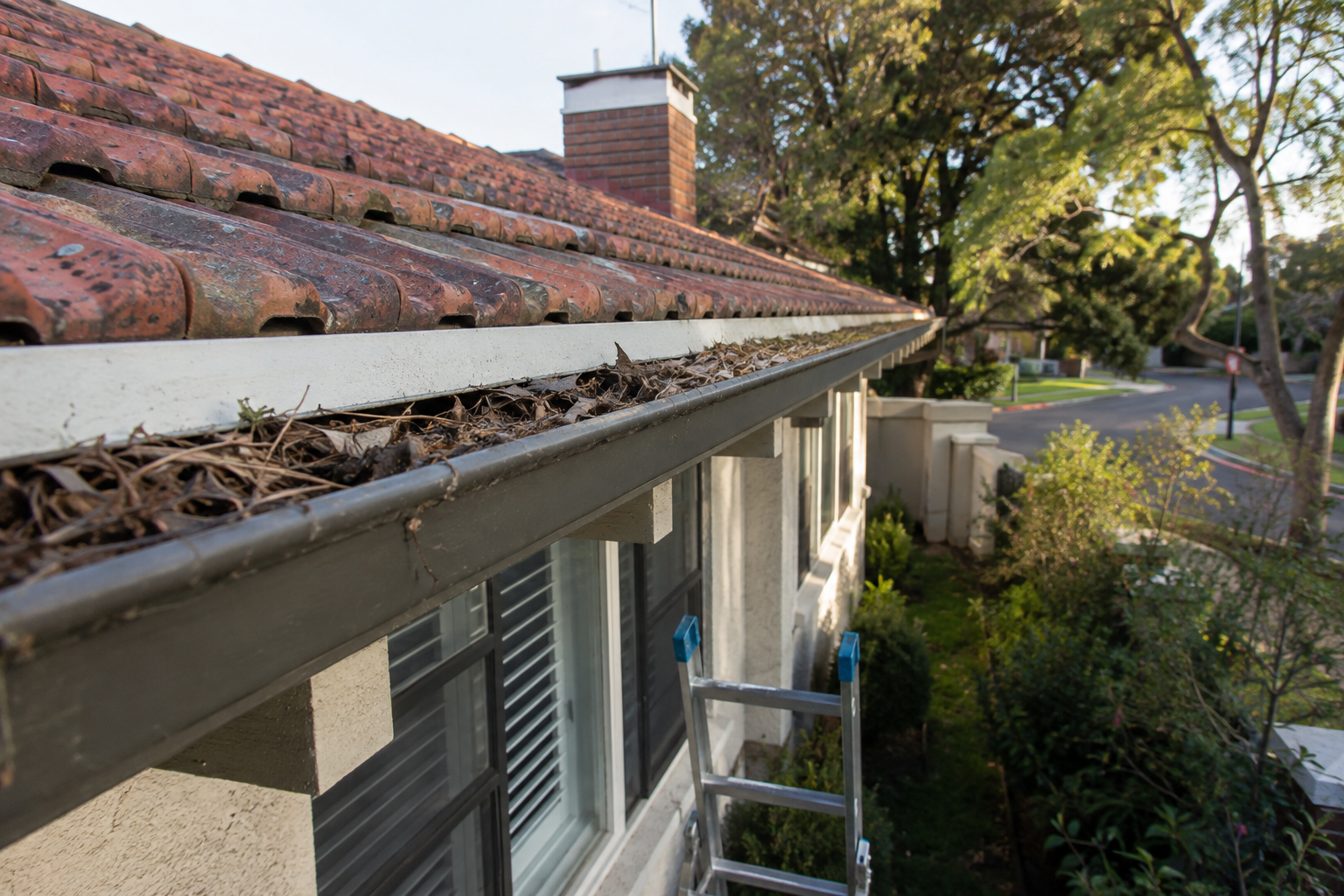 Low Pitches and Wide Eaves