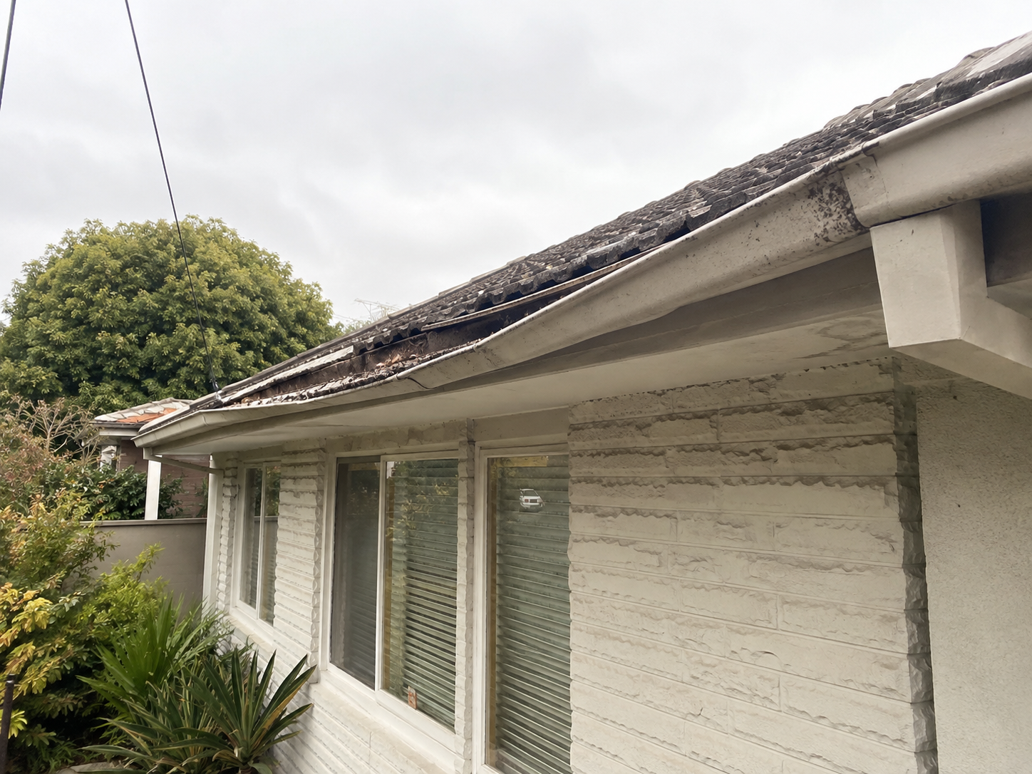 Gutters pulling away from the fascia