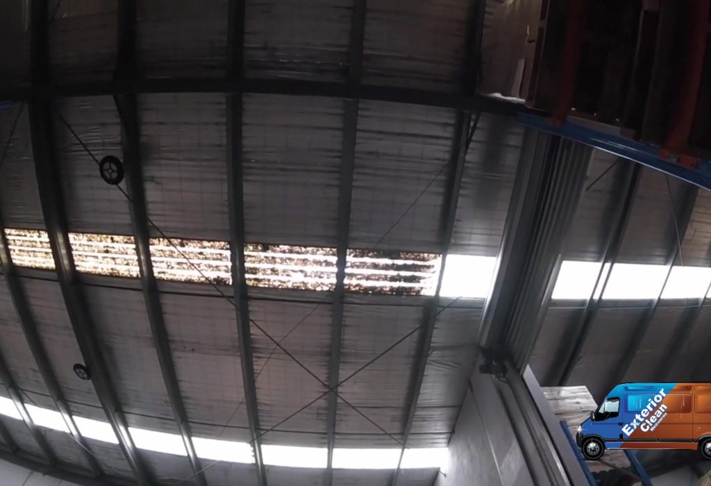 Commercial Fibreglass Roof Cleaning